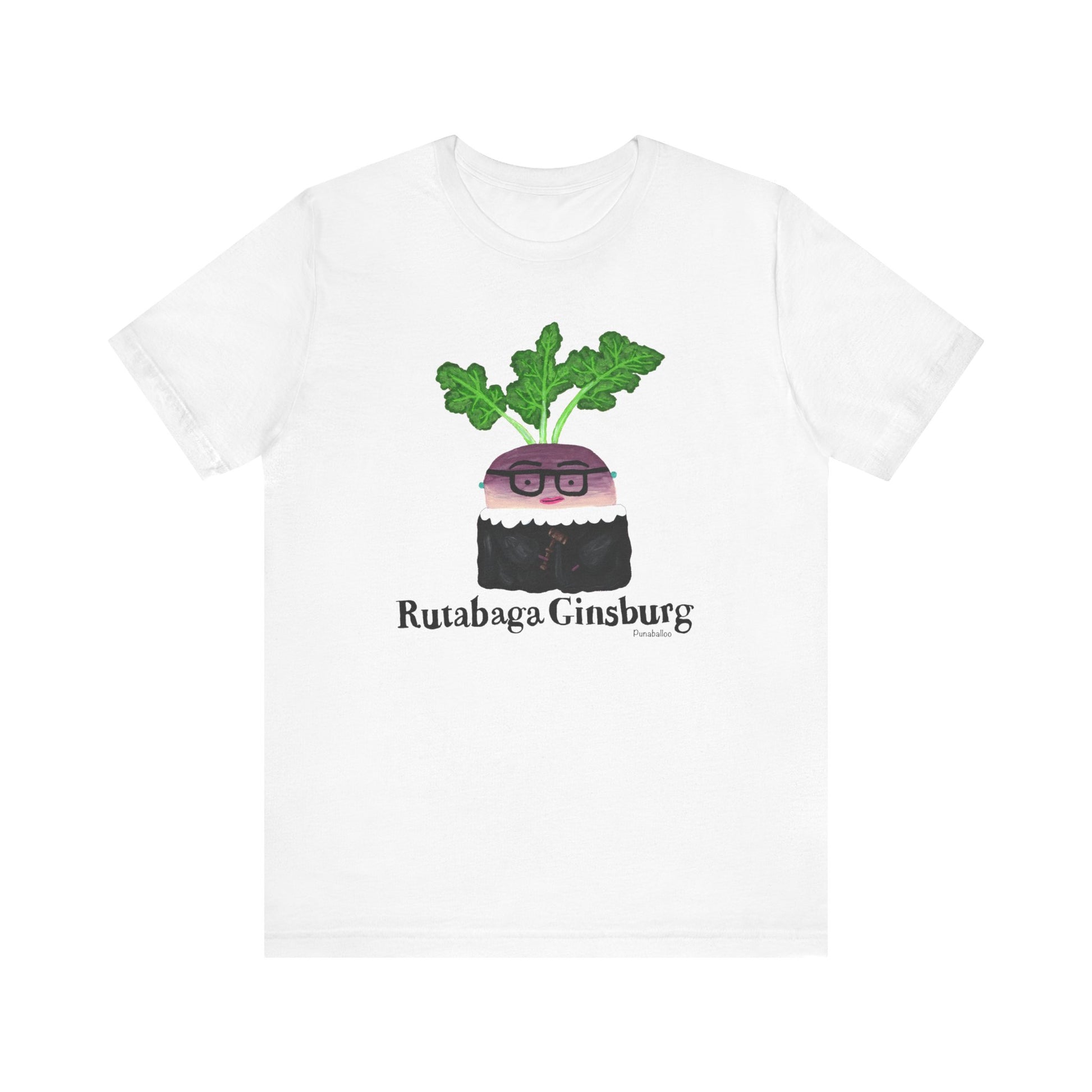 Rutabaga Ginsburg Adult Unisex Ruth Bader Ginsburg Pun T-Shirt - Punaballoo