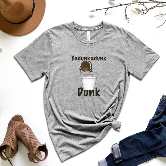Funny Cookie Pun Tee, Badonka Donk T-Shirt, Food Pun Lover Gift Idea - Punaballoo