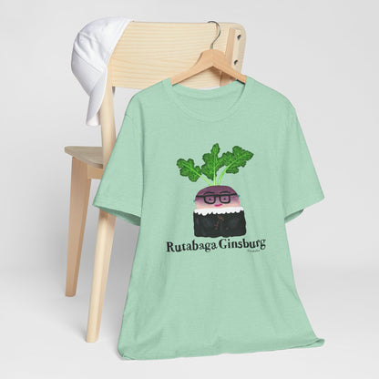 Rutabaga Ginsburg Adult Unisex Ruth Bader Ginsburg Pun T-Shirt - Punaballoo