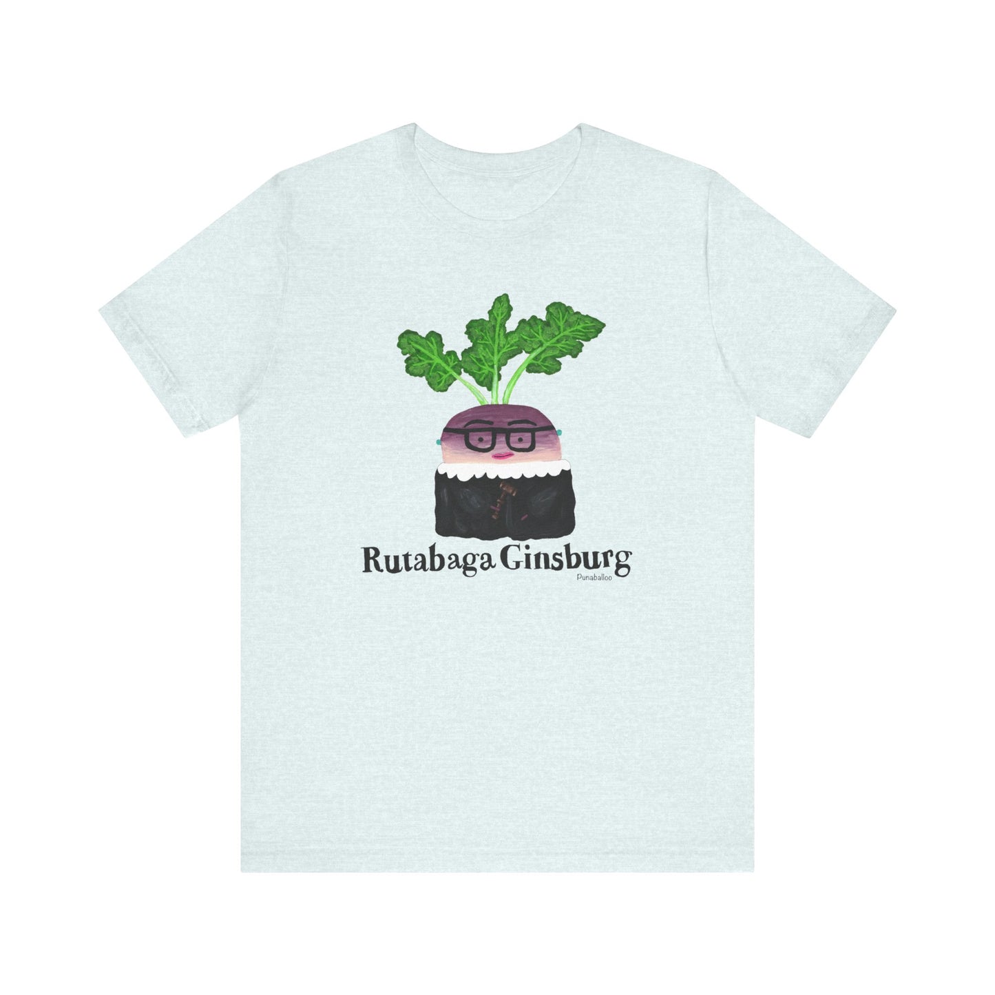 Rutabaga Ginsburg Adult Unisex Ruth Bader Ginsburg Pun T-Shirt - Punaballoo