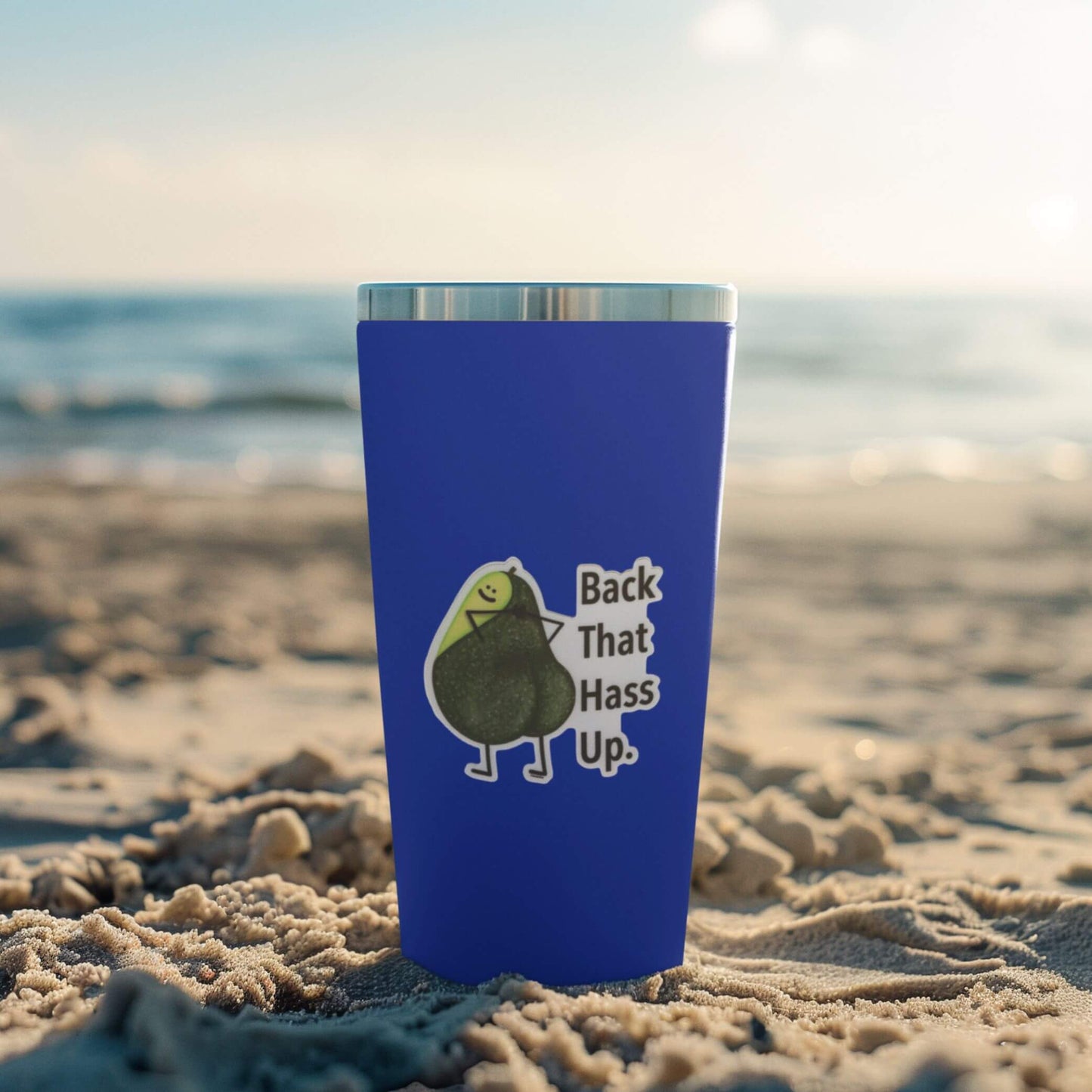 Back That Hass Up – 3 Waterproof Avocado Pun Sticker