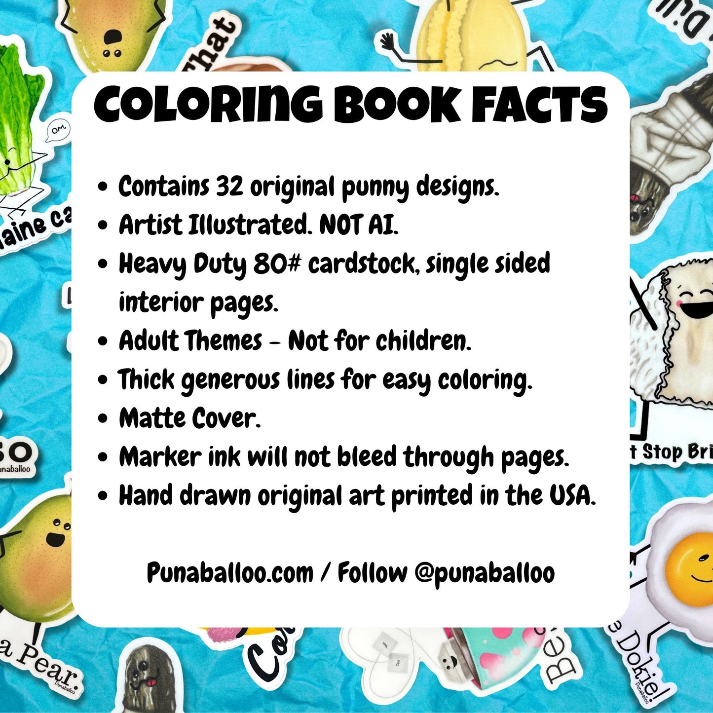 Coloring Book Fact List