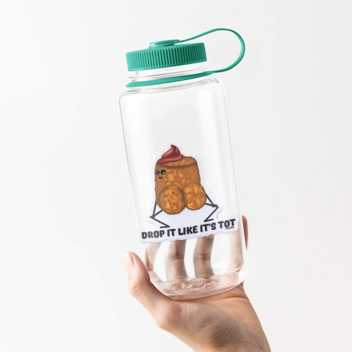 Drop It Like It’s Tot Sticker – Funny Twerking Tater Tot Vinyl Decal (3) – Waterproof Food Pun