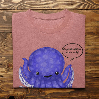 Eternal Octomist ocean pun unisex shirt flat lay Heather Mauve