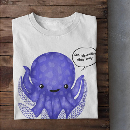 Eternal Octomist ocean pun unisex shirt flat lay white