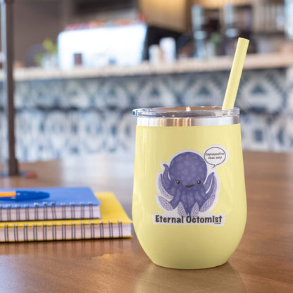 Eternal Octomist Sticker – Funny Ocean Pun Vinyl Decal