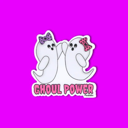 Halloween Sticker Bundle – Funny Ghost, Witch, Vampire & Pun Vinyl Stickers (Set of 4, 3") – Waterproof & Spooky Cute