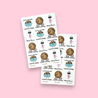 4"x6" Baking Pun Sticker Pack - Punaballoo