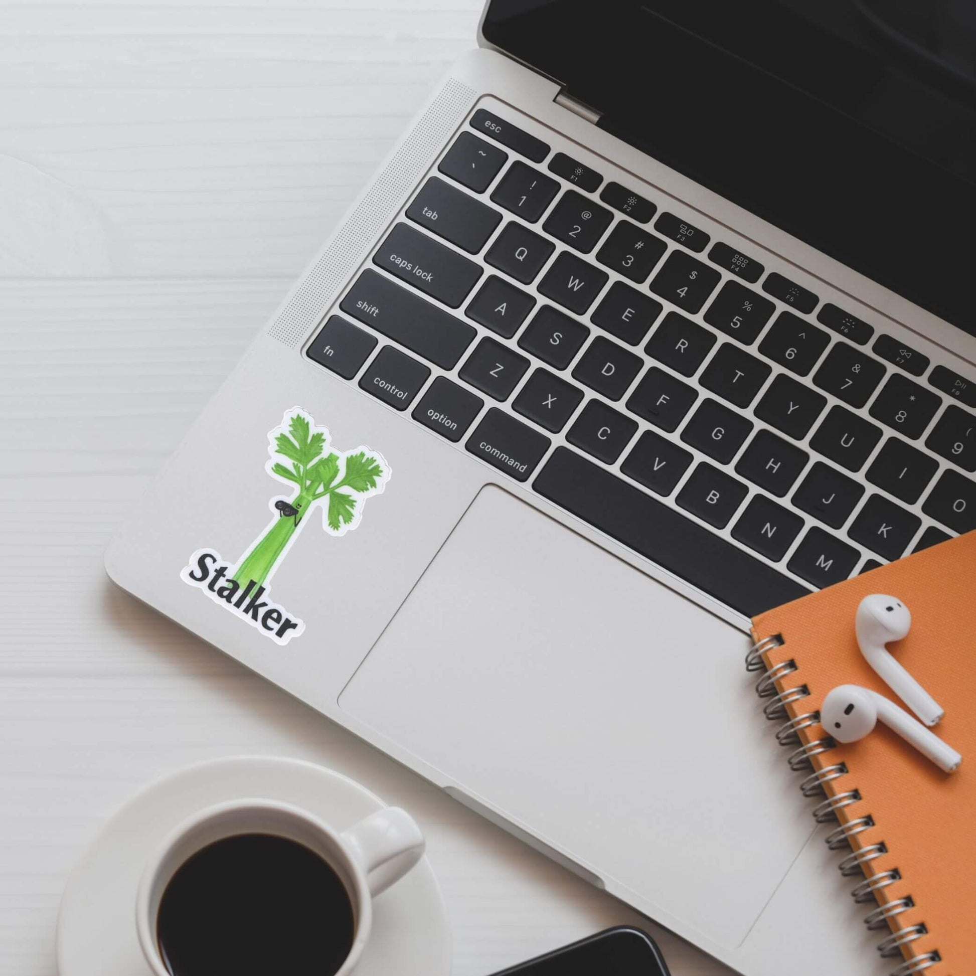 Stalker – 3 Waterproof Celery Pun Sticker