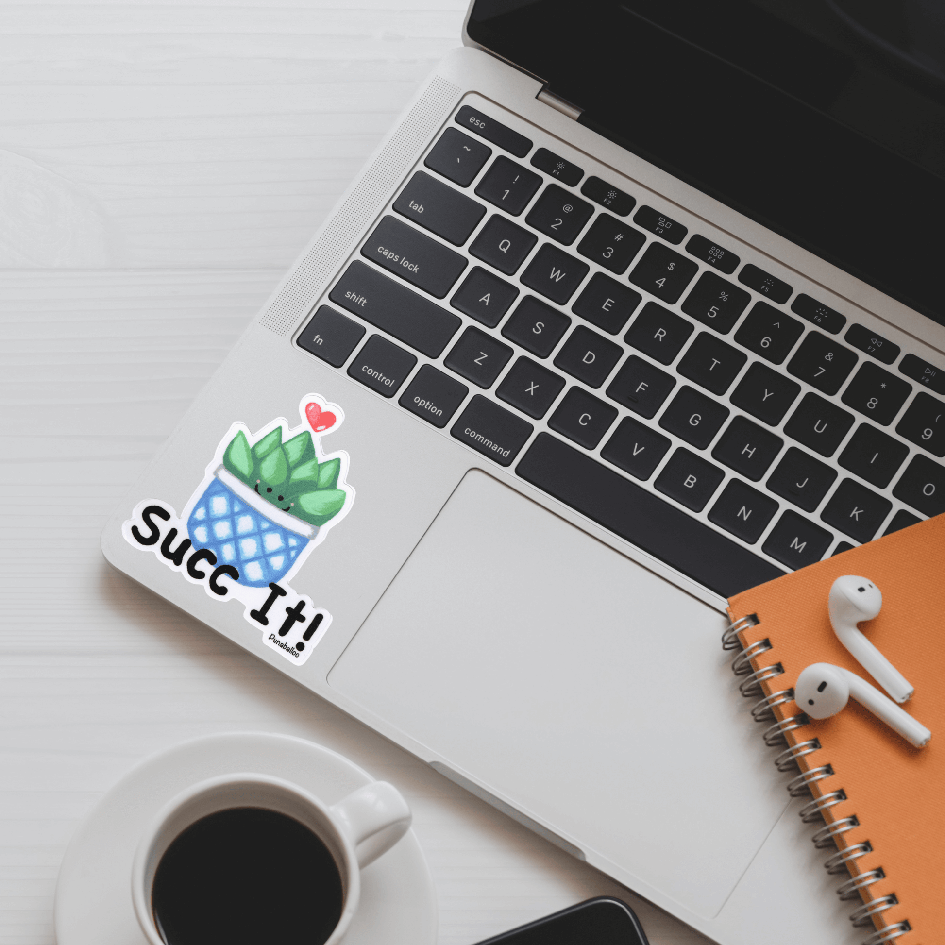 Succ It Sticker – Funny Succulent Pun Vinyl Decal (3) – Waterproof Plant Lover Gift