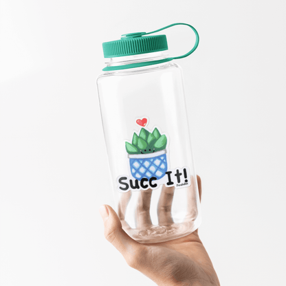 Succ It Sticker – Funny Succulent Pun Vinyl Decal (3) – Waterproof Plant Lover Gift