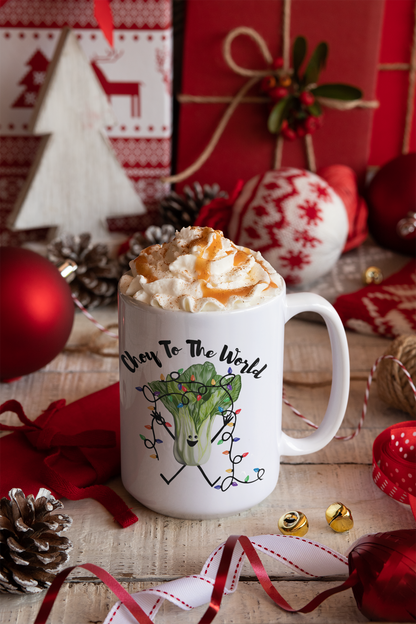 Joy To The World 15oz Christmas Pun Mug