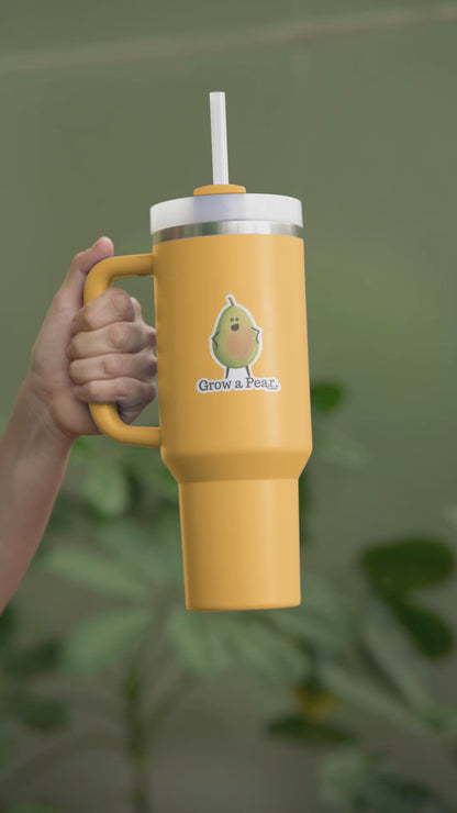 Grow a Pear Vinyl Sticker – 3″ Weatherproof Pear Pun, Humor & Sass