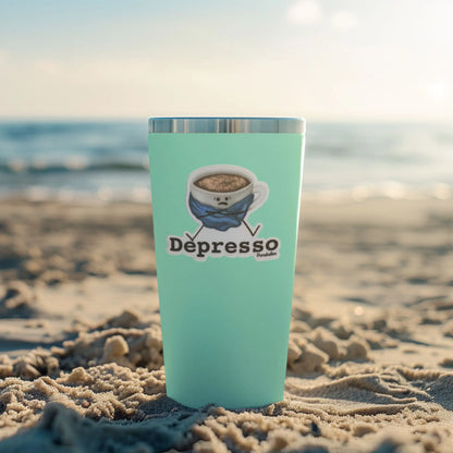 Funny Espresso Sticker | Coffee Lover Gift | Depresso