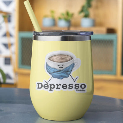 Funny Espresso Sticker | Coffee Lover Gift | Depresso