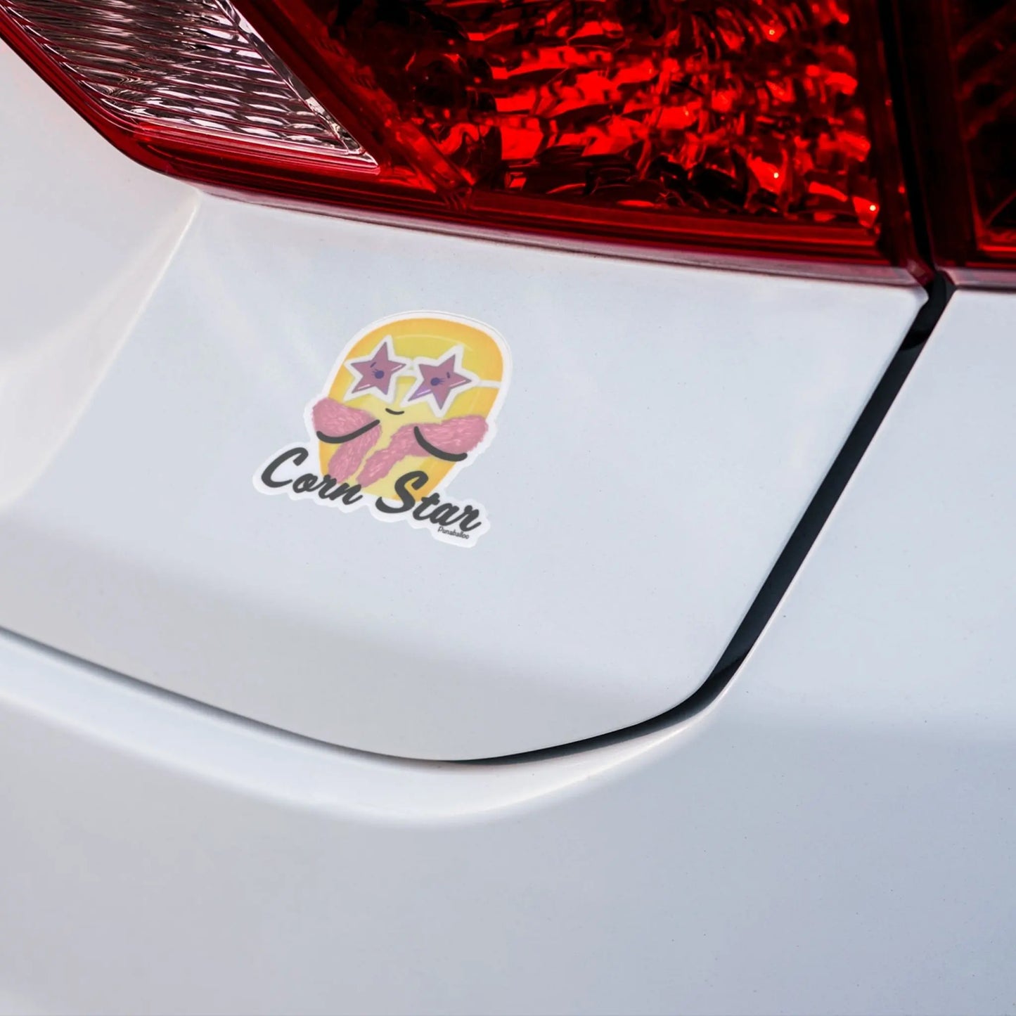 Funny Corn Pun Sticker | Silly Water Bottle Sticker | Corn Star