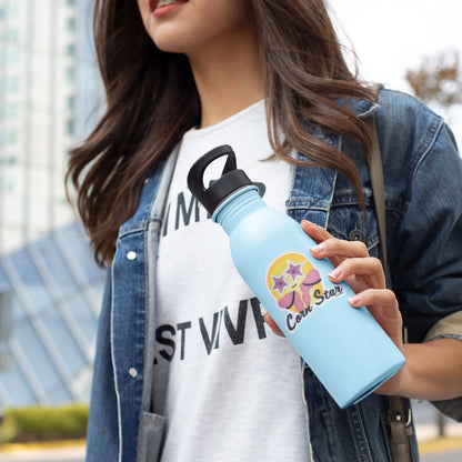 Funny Corn Pun Sticker | Silly Water Bottle Sticker | Corn Star